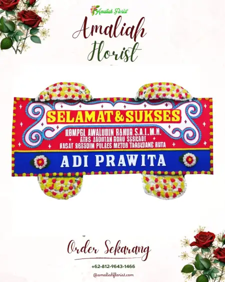 Papan Bunga Ucapan Selamat Muncung